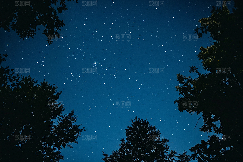 灿烂星空唯美太阳系素材