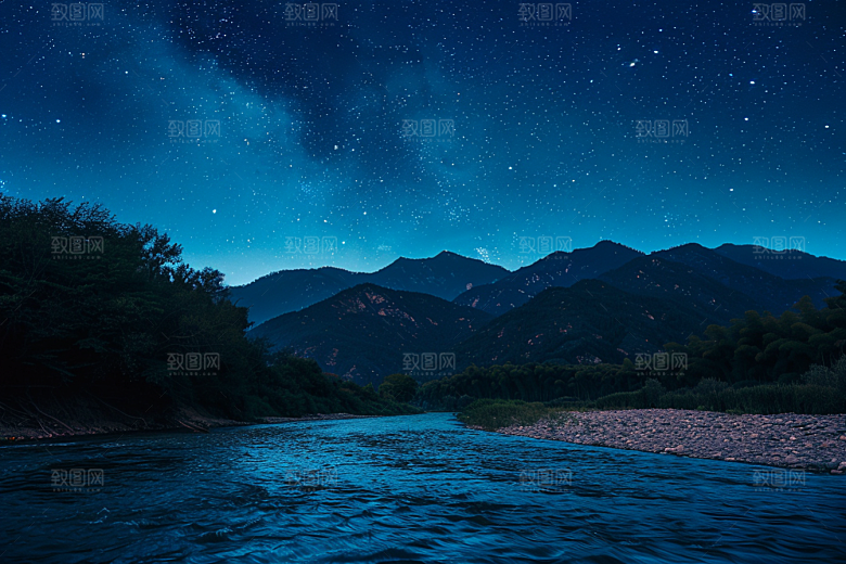灿烂星空高清梦幻素材