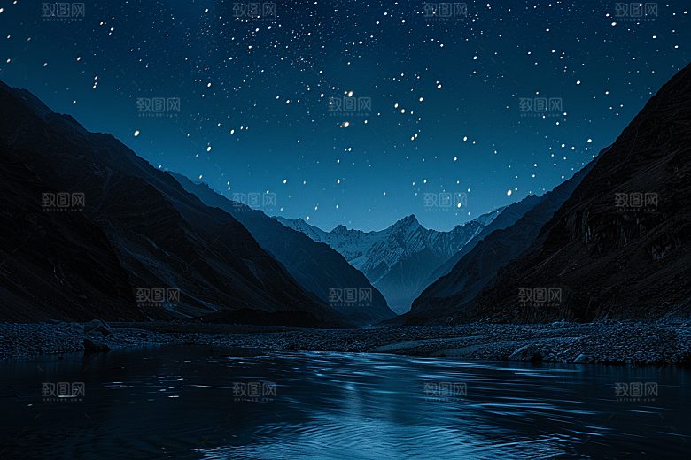 灿烂星空宇宙银河素材