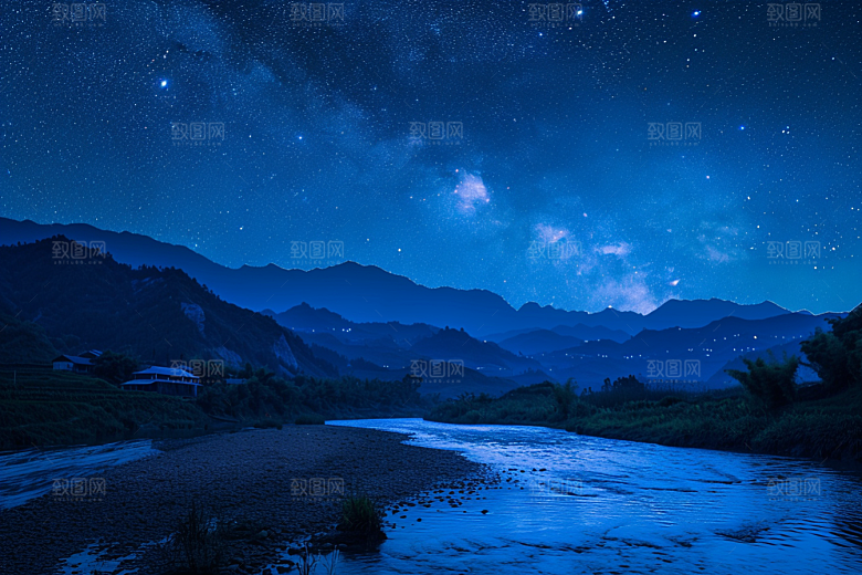 灿烂星空高清宇宙素材