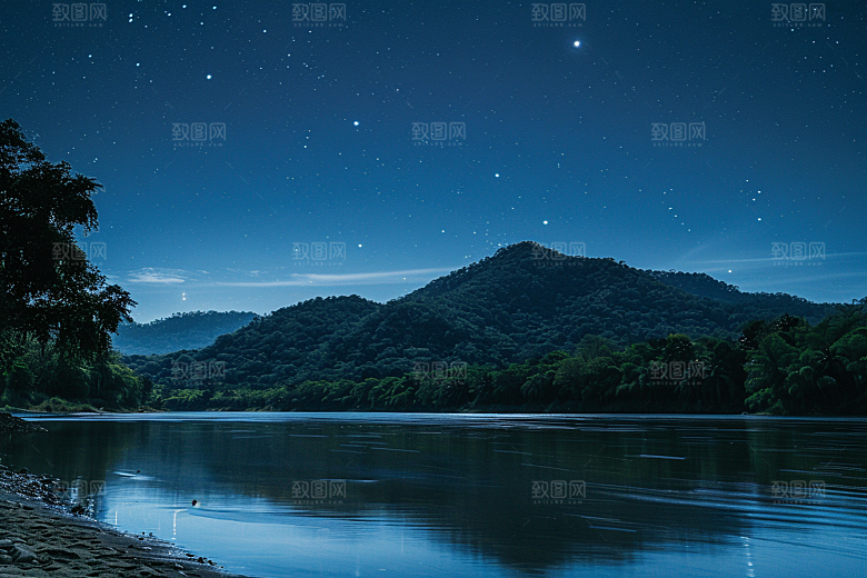 灿烂星空宇宙太阳系素材