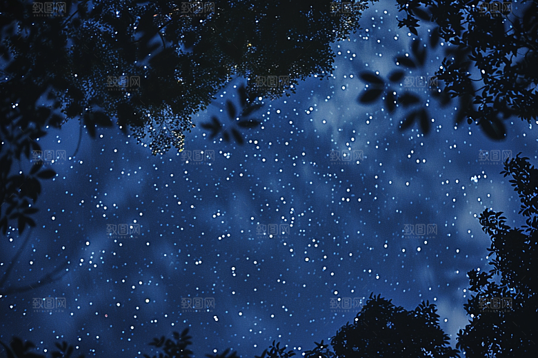 灿烂星空夜晚宇宙素材