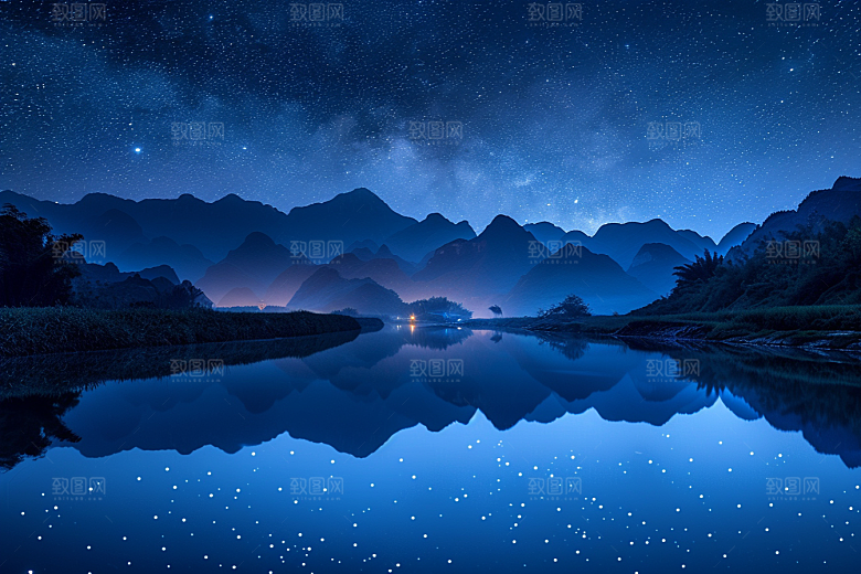 灿烂星空太阳系星辰素材