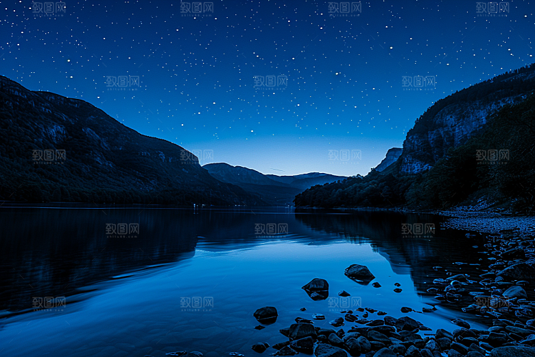 灿烂星空浪漫天空素材