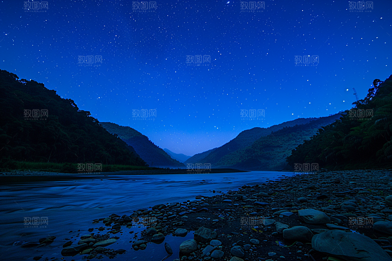 灿烂星空高清星辰素材