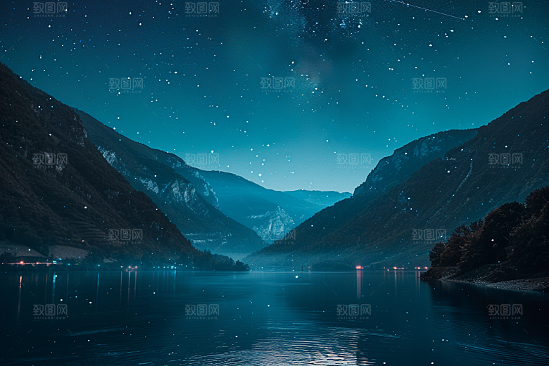 灿烂星空唯美高清素材