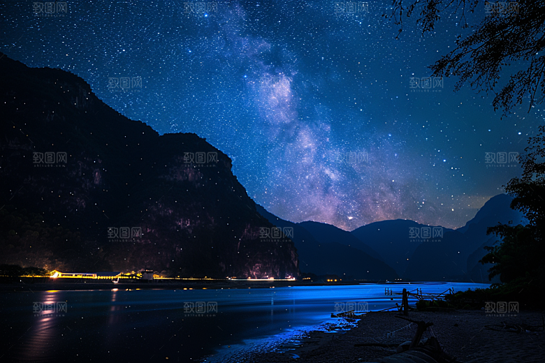 灿烂星空宇宙太阳系素材