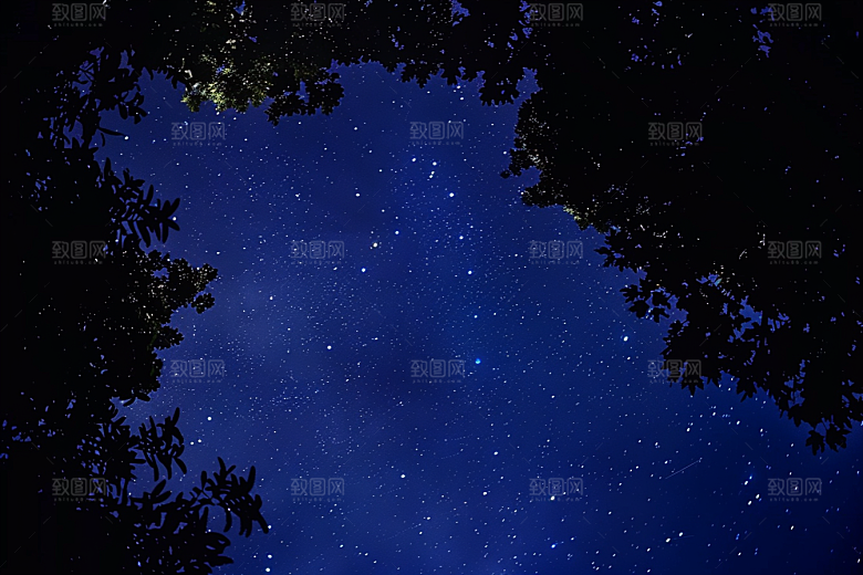 灿烂星空唯美星辰素材