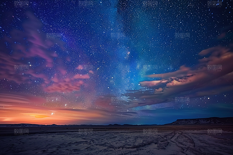 灿烂星空唯美梦幻素材