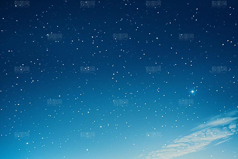 灿烂星空太阳系唯美素材