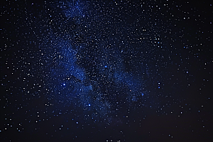 灿烂星空天空夜景素材
