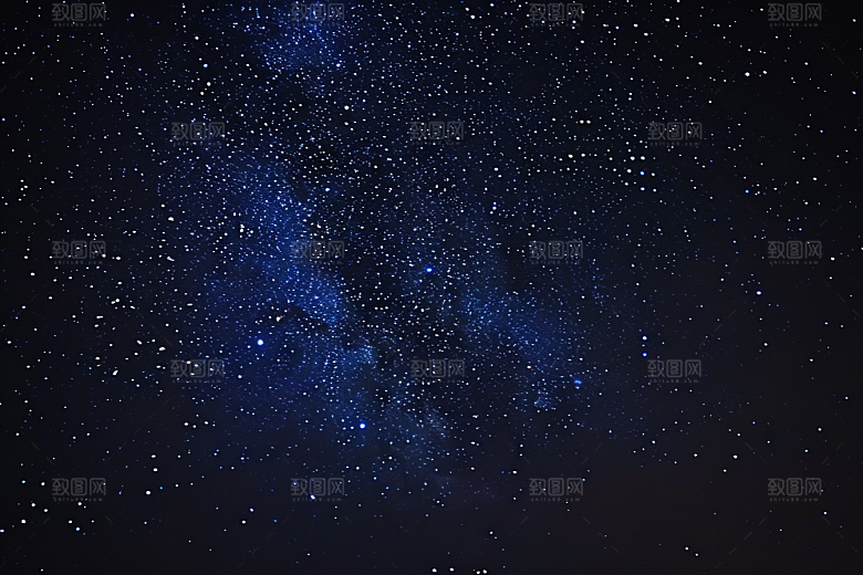 灿烂星空天空夜景素材
