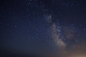灿烂星空银河高清素材