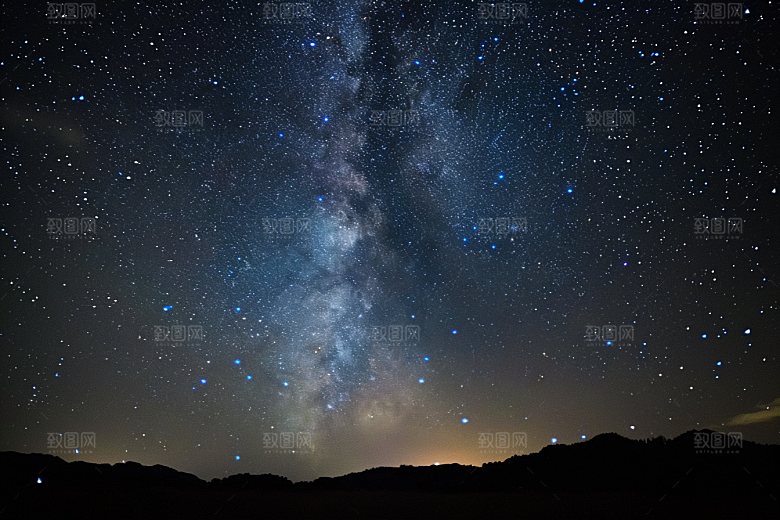 灿烂星空唯美宇宙素材