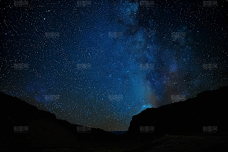 灿烂星空唯美梦幻素材