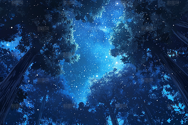 灿烂星空天空太阳系素材