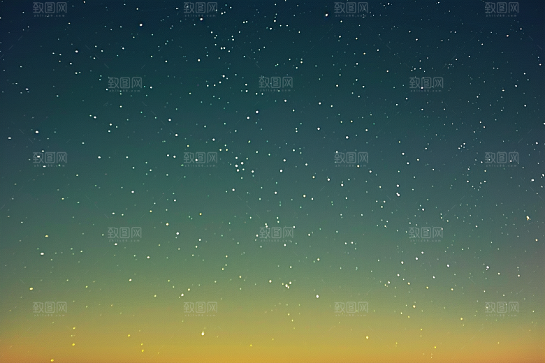 灿烂星空太阳系天空素材