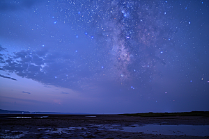 灿烂星空天空太阳系素材