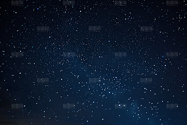灿烂星空夜景银河素材