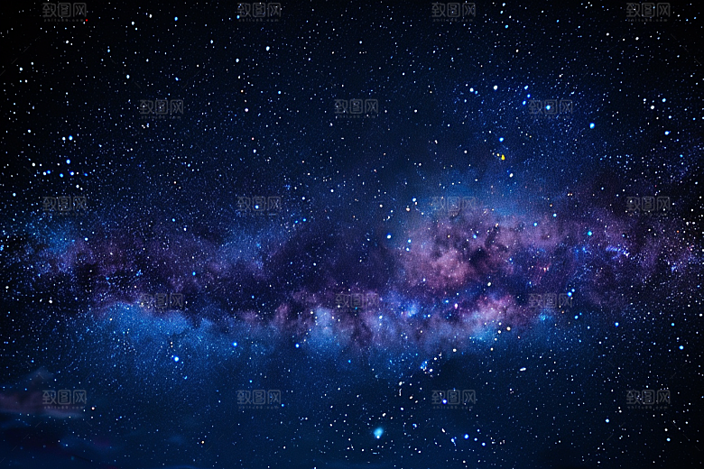 灿烂星空高清天空素材