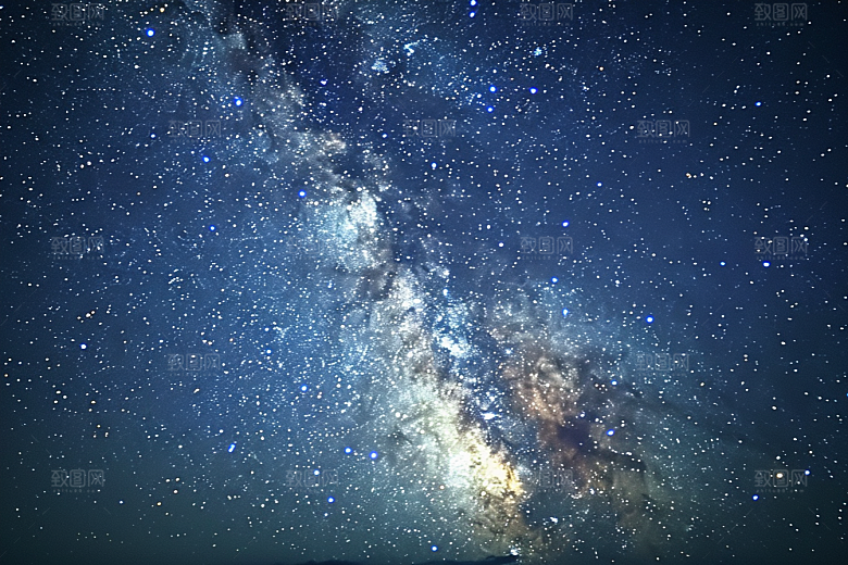灿烂星空星辰天空素材