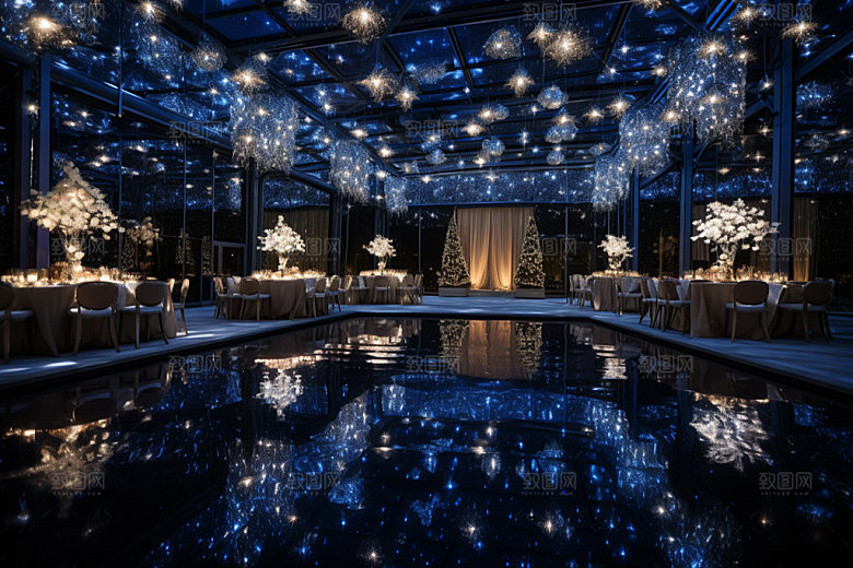 星空婚礼唯美浪漫效果图
