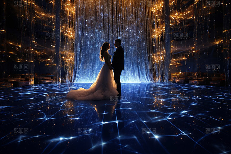 星空婚礼浪漫唯美效果图