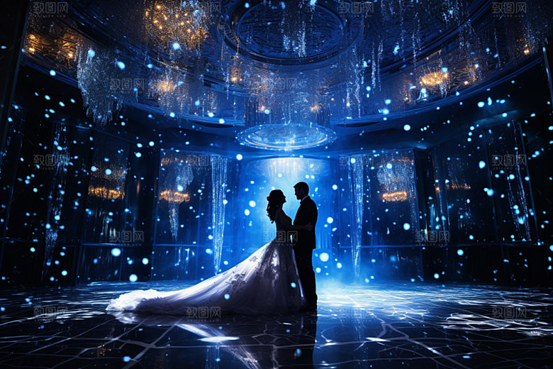 星空婚礼浪漫梦幻效果图