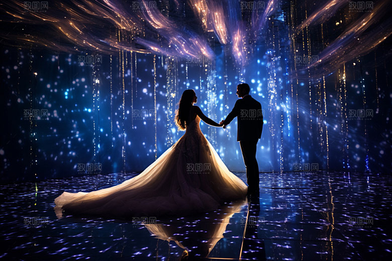 星空婚礼浪漫唯美效果图