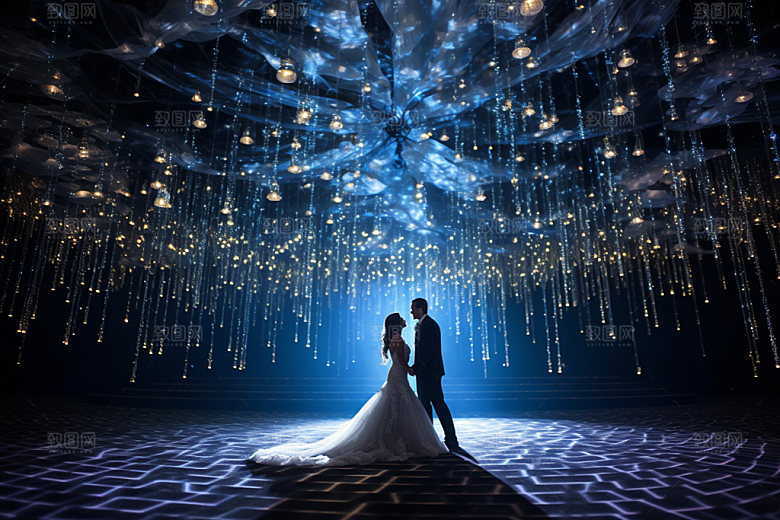 星空婚礼梦幻布置效果图