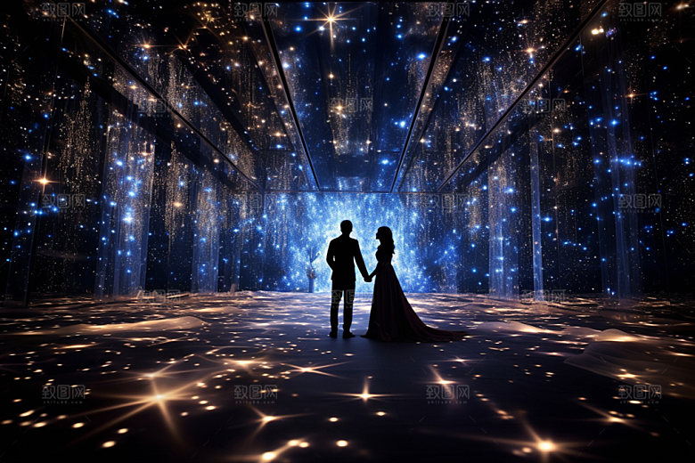 星空婚礼布置唯美效果图