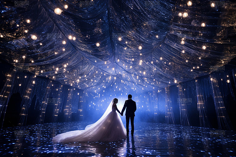 星空婚礼浪漫梦幻效果图