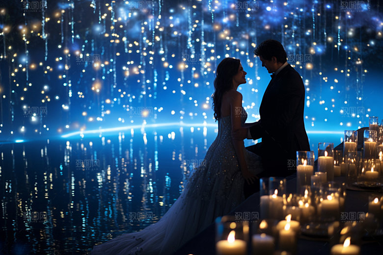 星空婚礼梦幻唯美效果图