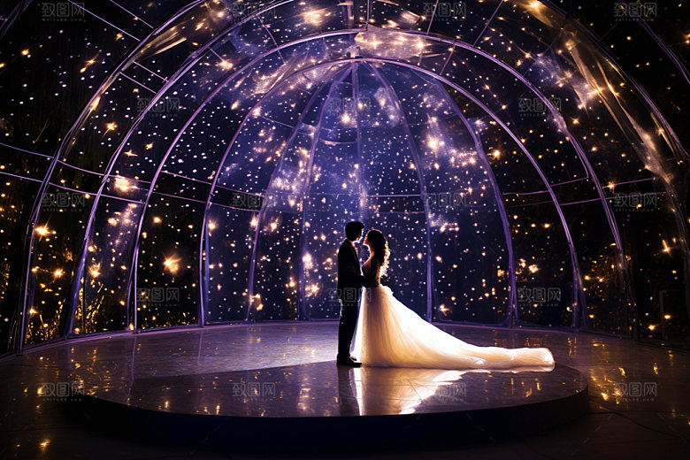 星空婚礼浪漫唯美效果图