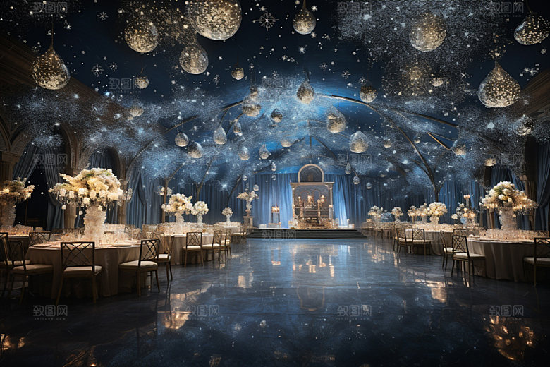 星空婚礼浪漫梦幻效果图