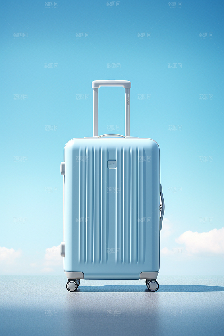 行李箱旅行箱包摄影图