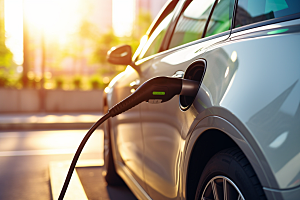 新能源汽车充电充电桩高清摄影图