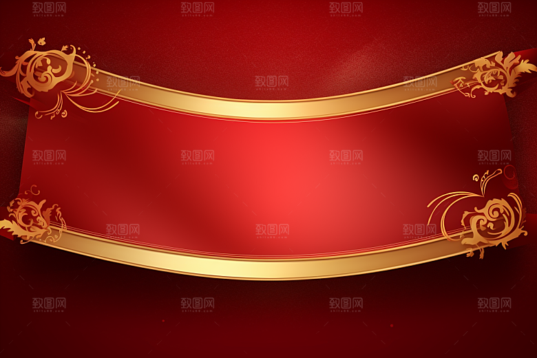 新年标题门头高清传统边框素材