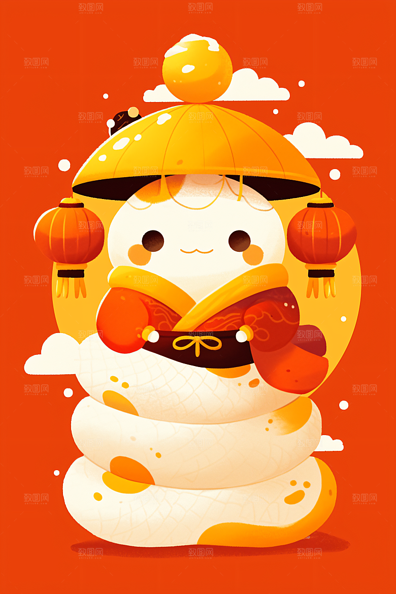 新年生肖蛇高清春节素材