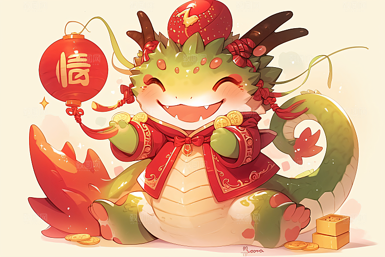 新年生肖蛇卡通可爱素材
