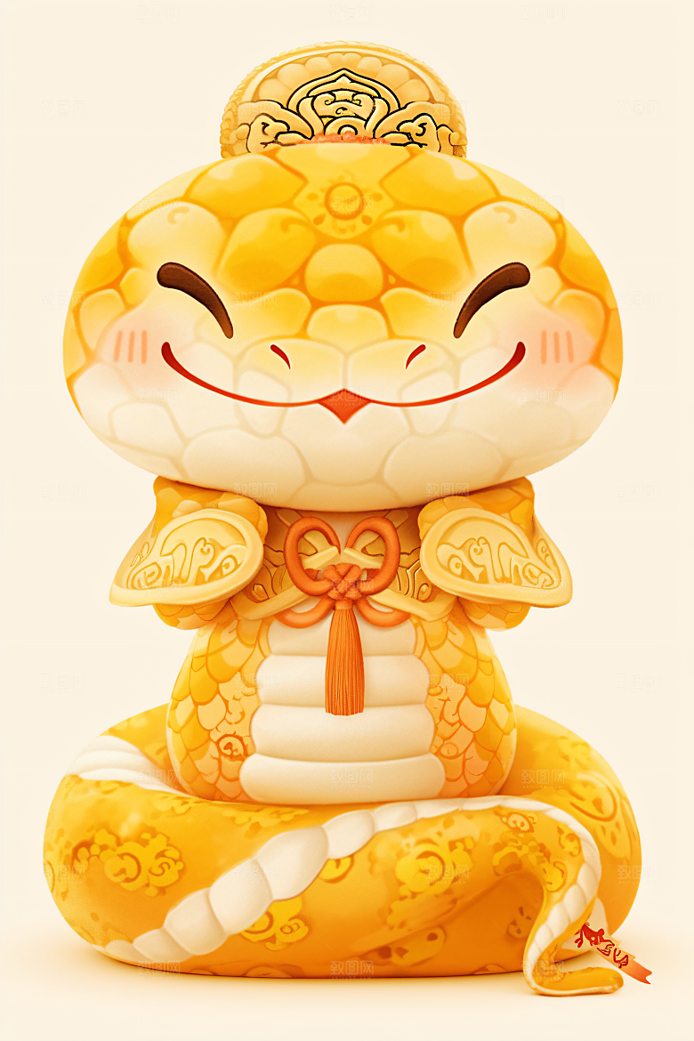 新年生肖蛇春节喜庆素材