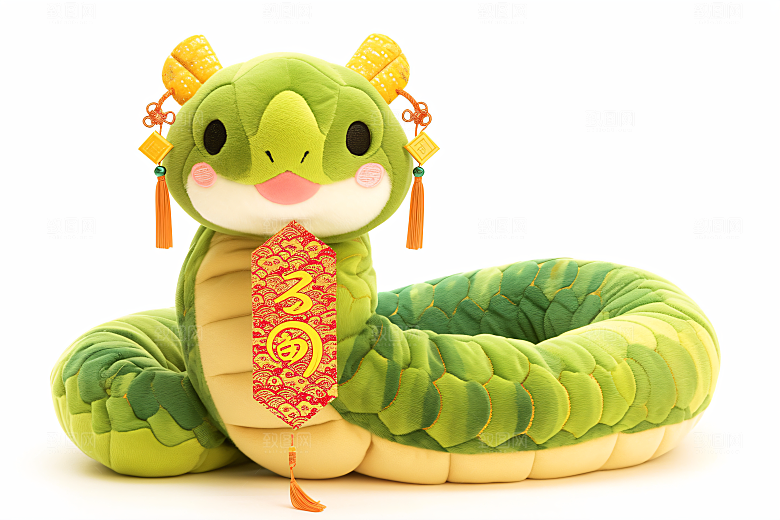 新年生肖蛇蛇拟人卡通素材