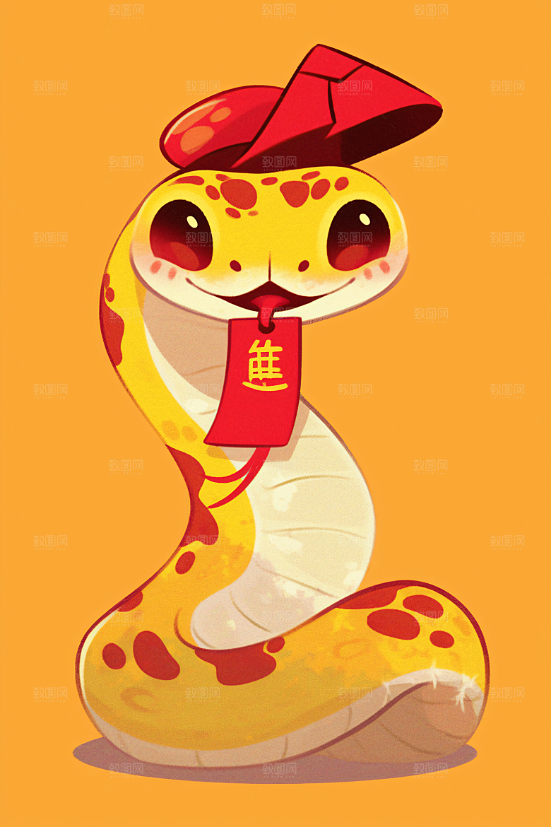 新年生肖蛇高清喜庆素材