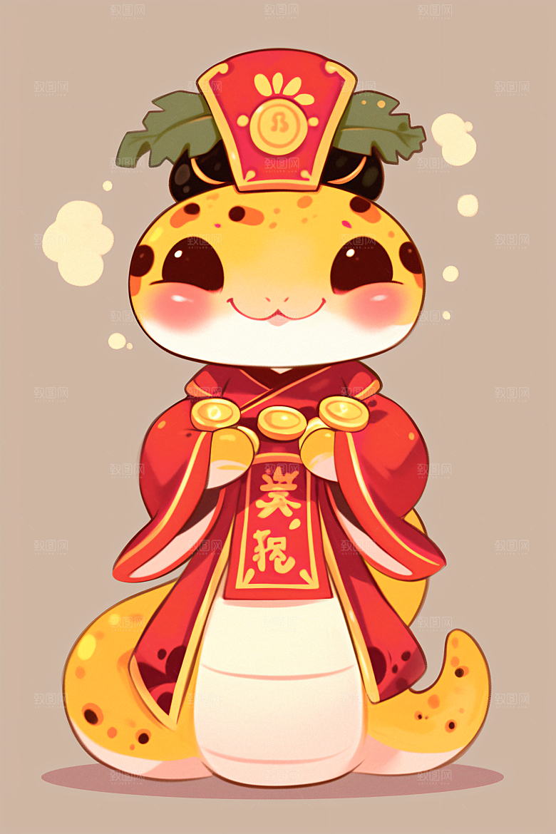 新年生肖蛇高清二十四生肖素材