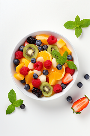 新鲜水果美食果品摄影图