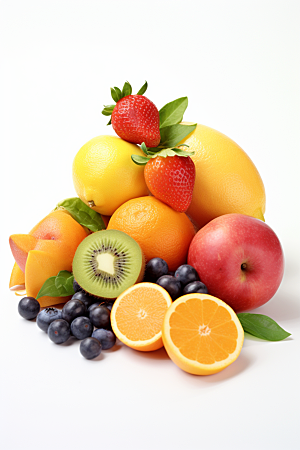 新鲜水果美食果品摄影图