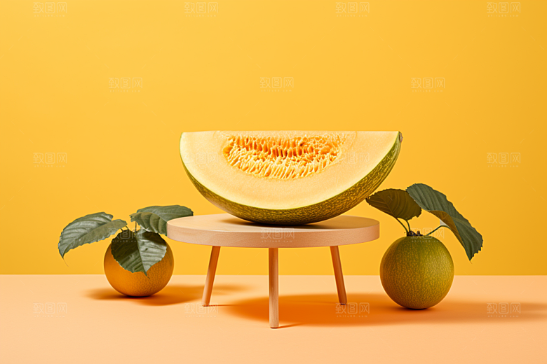新鲜水果补充维C高清摄影图