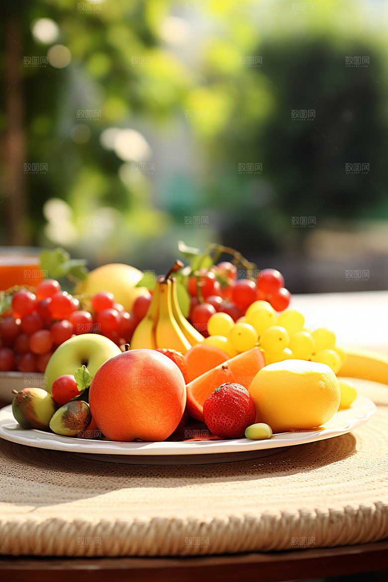新鲜水果美食鲜果摄影图