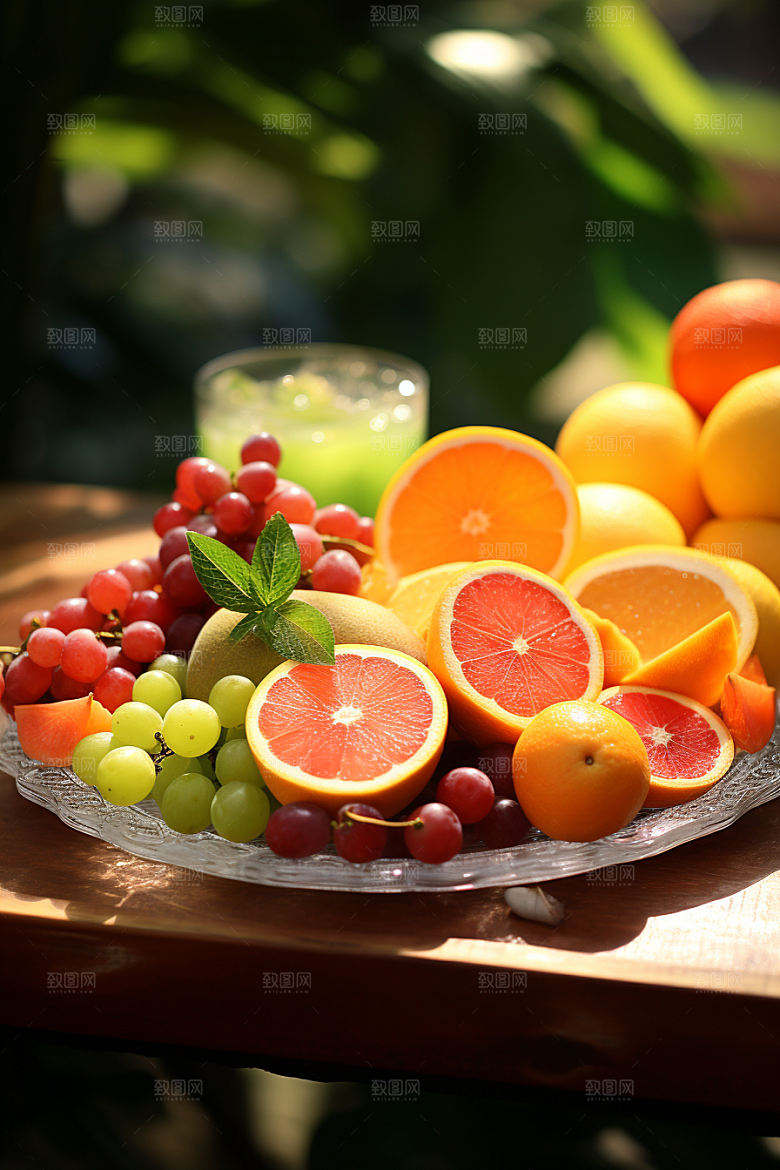 新鲜水果果品美食摄影图