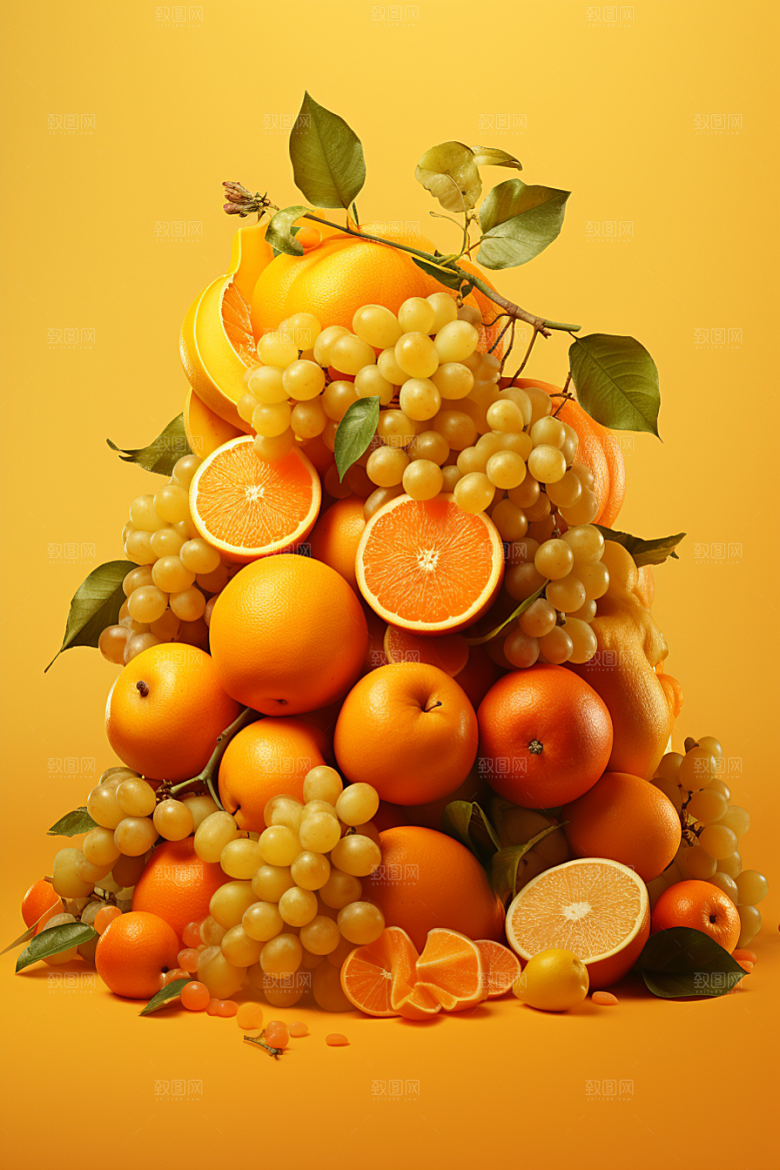 新鲜水果高清美食摄影图